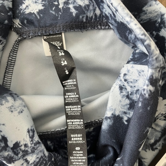 WILDFOX Bike Shorts TIE DYE PUNCH India ink - Picture 4 of 7